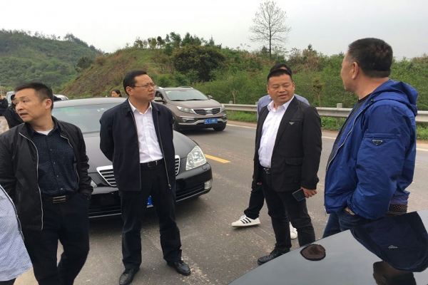 4.14蓮都區(qū)領導赴現(xiàn)場調(diào)研，關心支持公司發(fā)展后勁